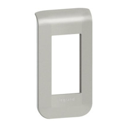 Plaque de finition pour appareillage Mosaic - 1 module - Alu