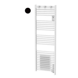 Sèche-serviettes électrique soufflant Doris Digital - 500+1000W - Blanc mat