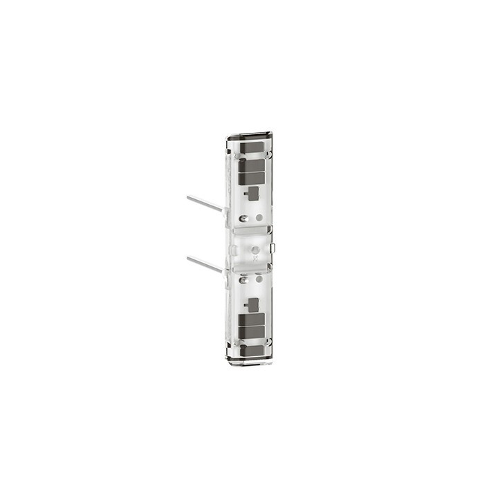 Voyant LED lumineux Mosaic - Easy-LED - 12/24/48V - LED blanche - Socle blanc