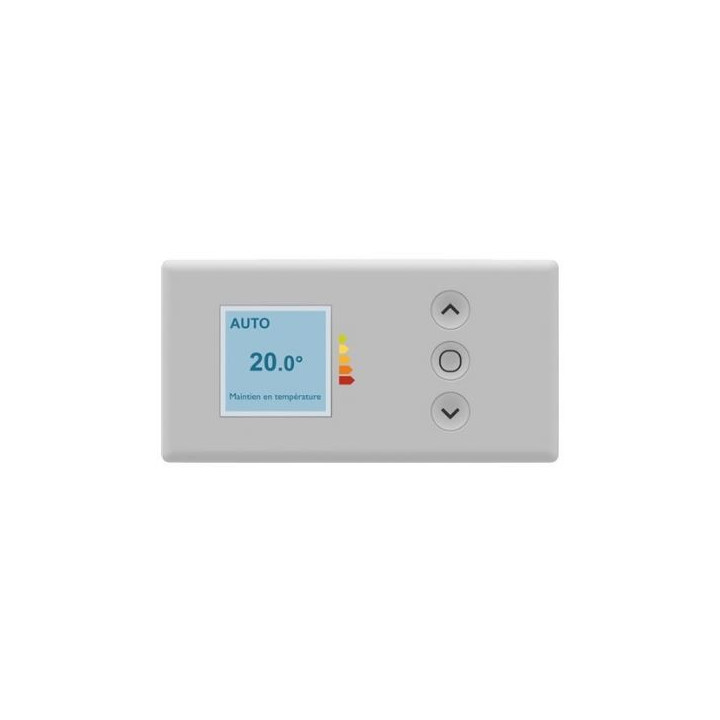 Radiateur Tatou connecté pilotage intelligent Horizontal - 1250W - Blanc