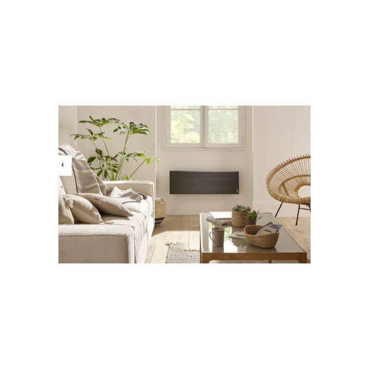 Radiateur Oniris connecté Pilotage intelligent - Plinthe - 750W - Gris