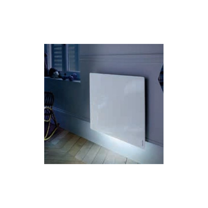 Radiateur électrique Divali Premium connecté - Horizontal - 1000W - Blanc brillant