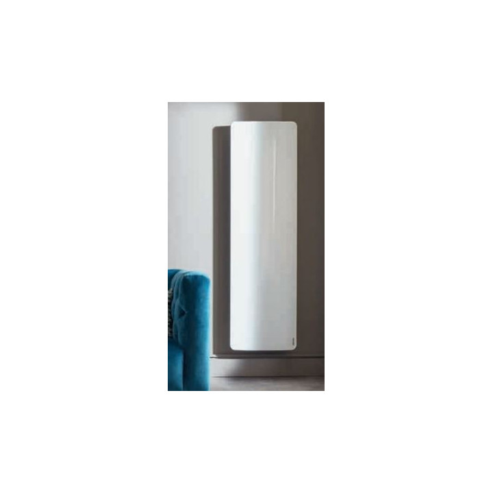 Radiateur électrique Divali Premium connecté - Vertical - 2000W - Blanc brillant