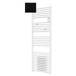 Sèche-serviettes électrique Riva 4 - 750 + 1000W - Avec soufflerie - Noir carbone