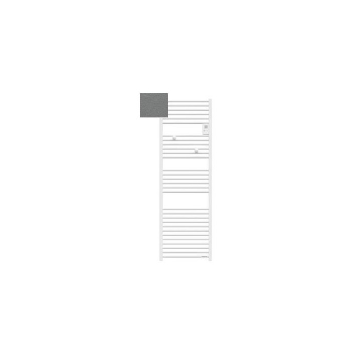 Sèche-serviettes électrique Riva 4 - 750W - Sans soufflerie - Gris menhir