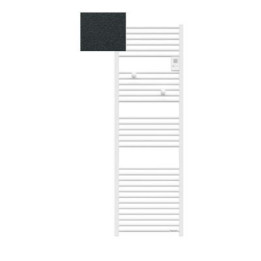Sèche-serviettes électrique Riva 4 - 1000W - Sans soufflerie - Gris ardoise