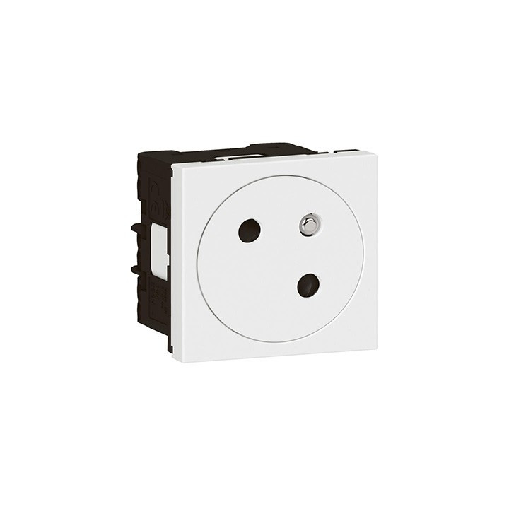 Prise 2P+T Mosaic Link surface - 45° - Blanc