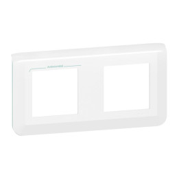 Plaque Mosaic - Horizontale - 4 modules – Blanc antimicrobien