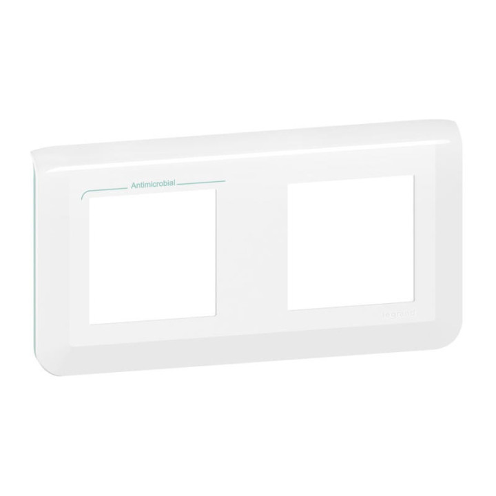 Plaque Mosaic - Horizontale - 4 modules – Blanc antimicrobien