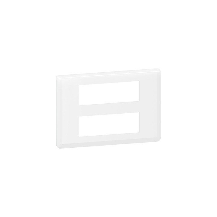 Plaque Mosaic horizontale - 2x6 modules - Blanc