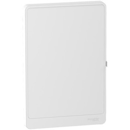 Porte Styl blanche pour coffret de répartition Resi9 - 18 modules - 4 rangées