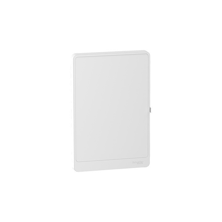 Porte Styl blanche pour coffret de répartition Resi9 - 18 modules - 4 rangées