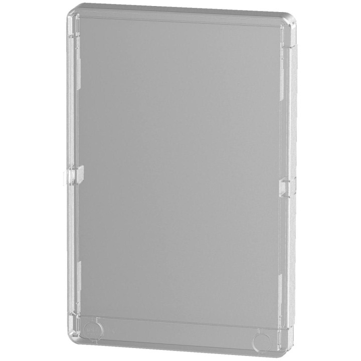 Porte Styl transparente pour coffret de répartition et de communication Resi9 - 13 modules - 3 rangées