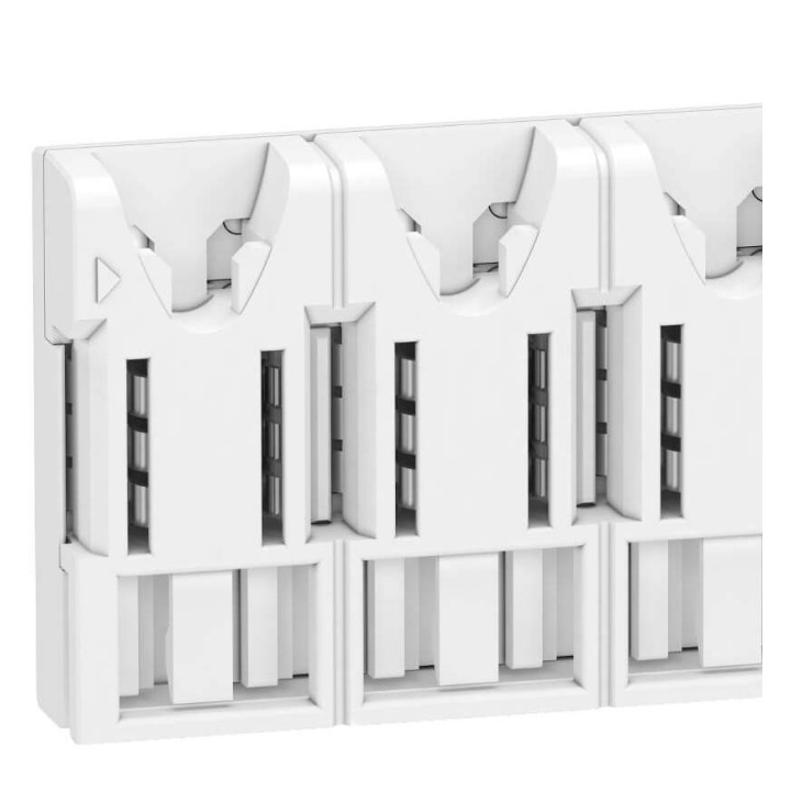 Répartiteur XE Resi9 - 63A - 10 pas - 5 modules - Sans connecteur - Embrochable