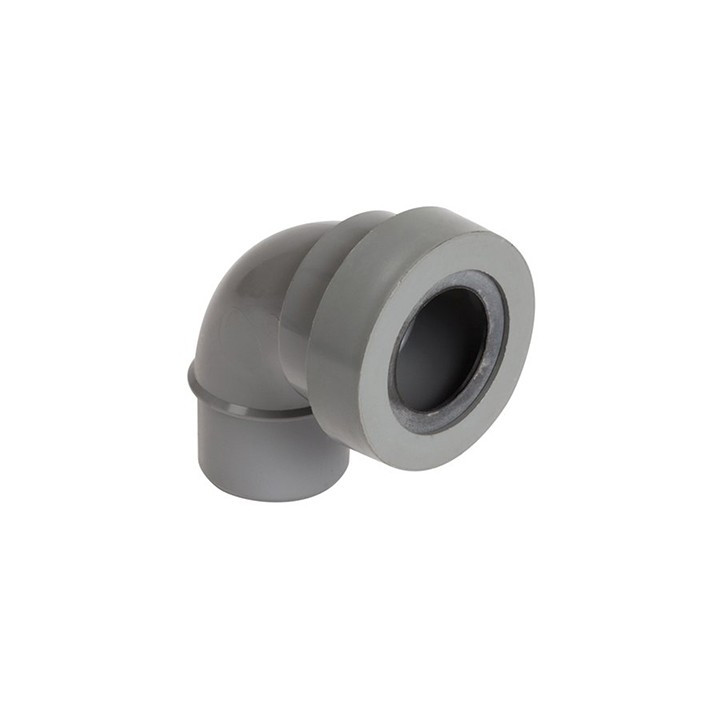 Raccord évacuation - Coude - A joint - Mâle/femelle - 87° - ø40mm