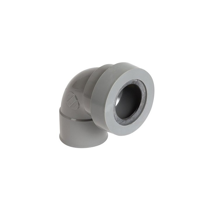 Raccord évacuation - Coude - A joint - Femelle/femelle - 87° - ø40mm