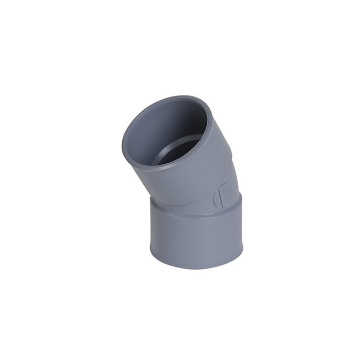 Raccord évacuation - Coude - Femelle/femelle - 30° - ø32mm