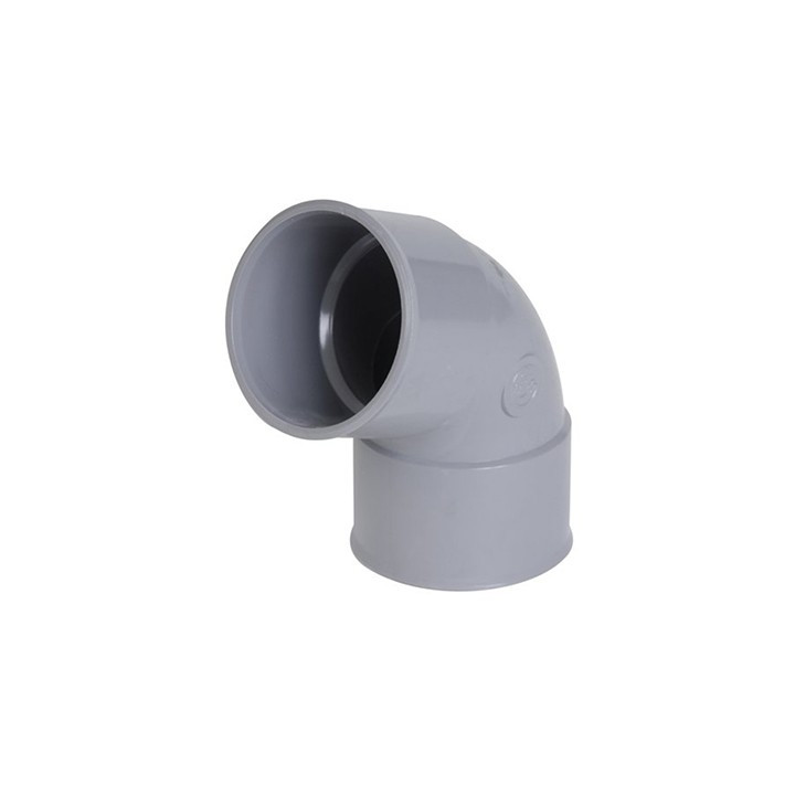 Raccord évacuation - Coude - Femelle/femelle - 67° - ø32mm