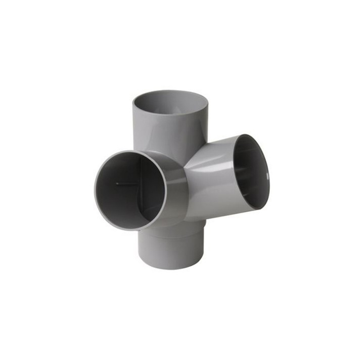 Raccord évacuation - Culotte - Mâle/femelle - 67°30 - ø100mm