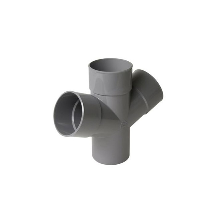 Raccord évacuation - Culotte - Mâle/femelle - 67°30 - ø100mm