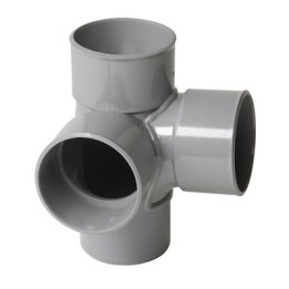 Raccord évacuation - Culotte - Mâle/femelle - 67°30 - ø100mm