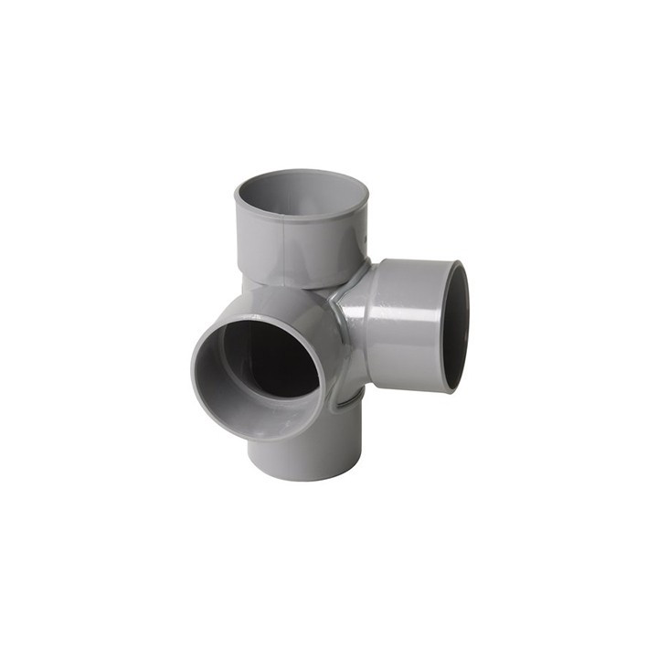 Raccord évacuation - Culotte - Mâle/femelle - 67°30 - ø100mm