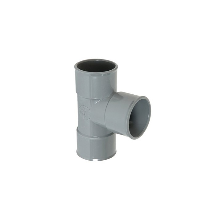 Raccord évacuation - Embranchement simple - Femelle/femelle - 87°30 - ø32mm