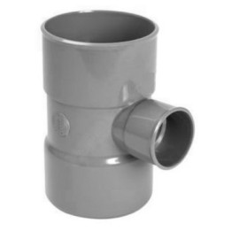 Raccord évacuation - Embranchement simple - Femelle/femelle - 87°30 - ø40mm